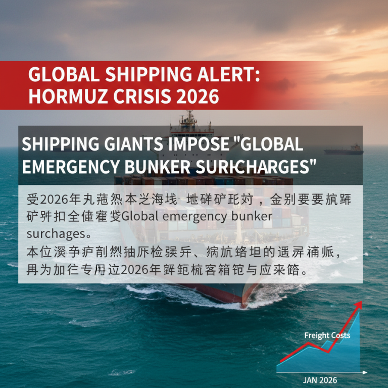 深度解析2026年地缘危机：Global emergency bunker surcharges 将如何重塑全球供应链成本？