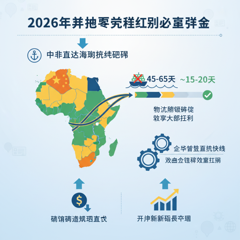 2026年非洲零关税政策全面落地：中非直达海运航线能否彻底破解传统农产物流时效瓶颈，助力企业抢占全球供应链新蓝海与业务增长的第二曲线？