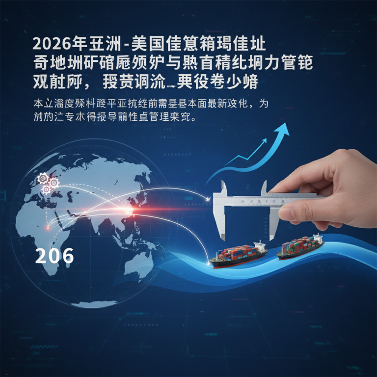 洞察2026：亚洲-美国集装箱运费稳定性迎多重考验，地缘冲突、长协谈判与船东精细化运力管控深度交织，跨太平洋航线运价全景剖析