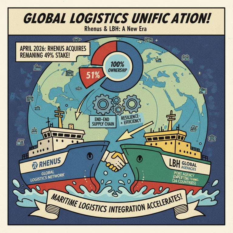 Rhenus Group LBH Global Agencies acquisition：100%全资控股将如何重塑全球海事物流？