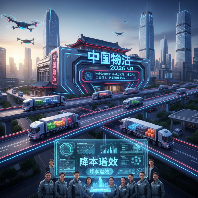 深度解析2026年中国一季度物流业表现：总额达96.4万亿元，工业与消费双轮驱动释放了哪些行业复苏积极信号？