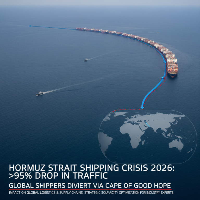 深度解析2026霍尔木兹海峡航运危机：商船通行量暴跌逾九成，全球物流与供应链专家究竟该如何应对这场世纪能源与货运风暴？