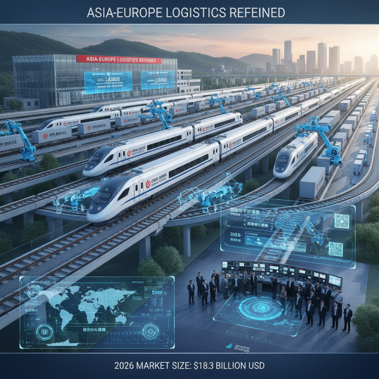 2025至2026年中欧铁路货运趋势深度洞察：年开行量突破两万列，高附加值商品出口与数字化通关技术如何重塑亚欧跨境物流供应链？