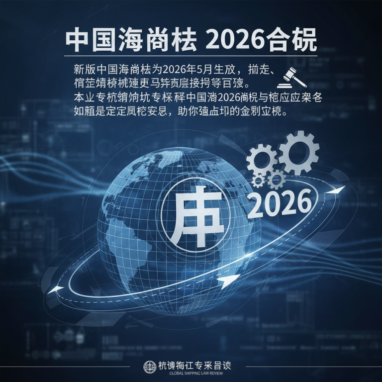 深度聚焦中国海商法2026合规：面临三十年来最大幅度修法与强制管辖权变更，全球航运物流专家应如何重塑供应链风控体系？