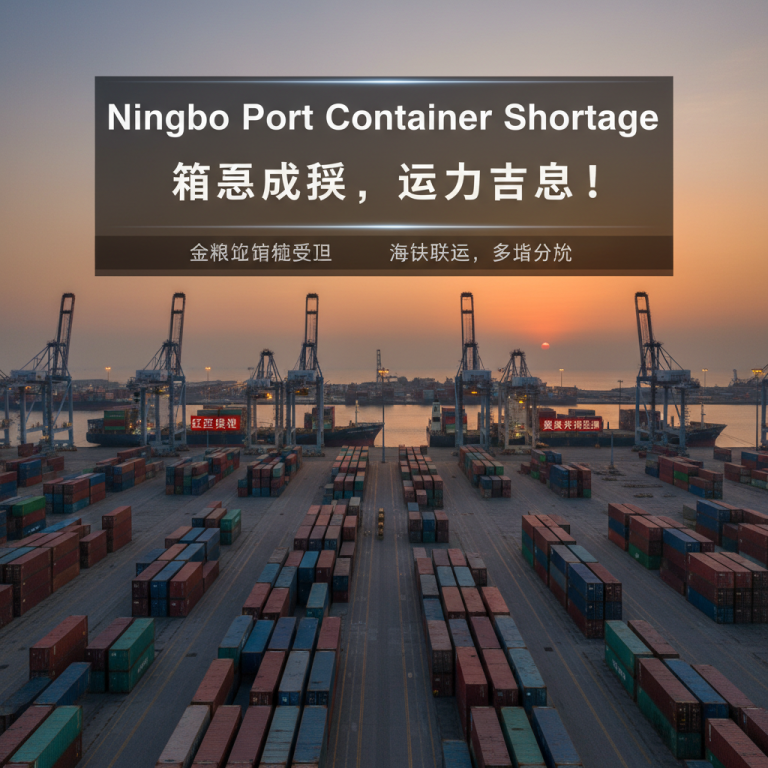 解析：关税抢运叠加红海绕航，Ningbo port container shortages日益加剧，物流业将面临何种挑战？