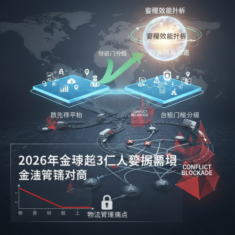 面临资金紧缩与地缘危机交织的复杂局面：深度解析2026年全球人道主义供应链挑战与数字物流破局之道，探索高效援助未来