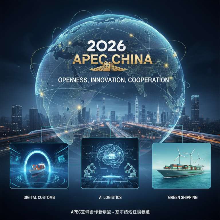深度解析2026年APEC供应链合作前沿趋势：在“开放、创新、合作”指引与绿色转型的双轮驱动下，亚太跨境物流联通与航运业将如何破局与重塑？