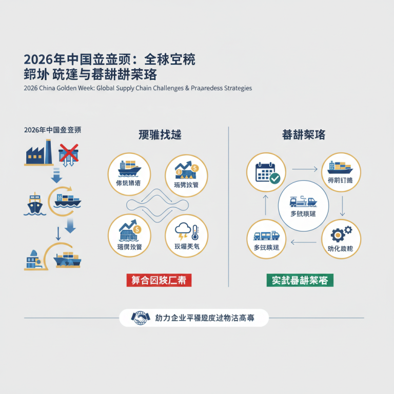 深度解析2026中国黄金周货运备战：全球航运物流专家如何在秋季运力紧缩与大规模停航跳港潮中提前布局、应对风险并实现供应链突围？