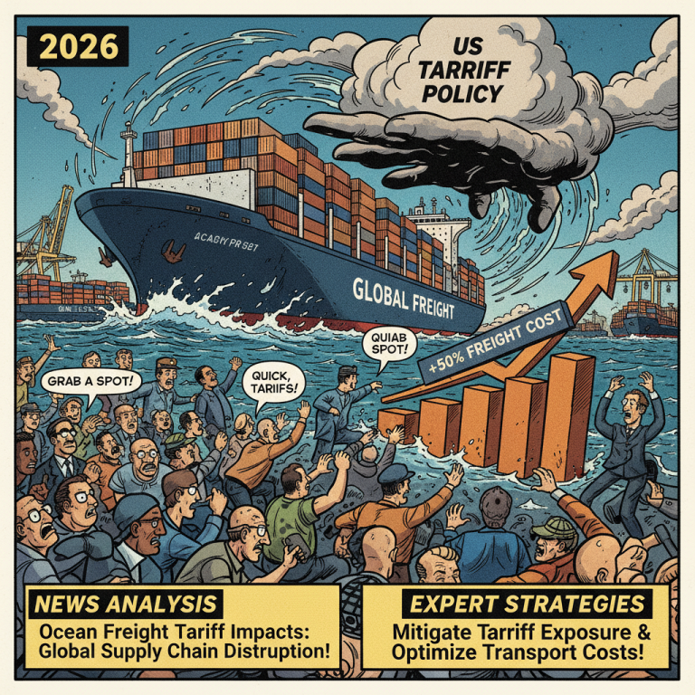 深度解析2026航运市场变局：Ocean Freight Tariff Impacts 如何重塑全球供应链与集装箱运价走向
