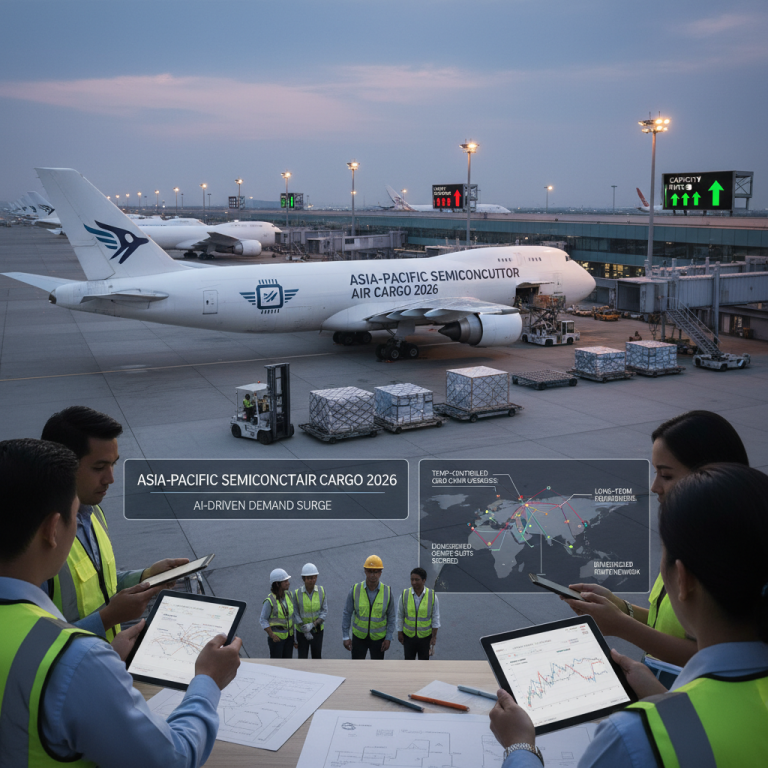 AI算力繁荣引爆2026年半导体航空货运需求：全球顶级物流与航运专家应如何果断应对亚太地区运力紧缺、运价剧烈波动与供应链重塑的严峻挑战？