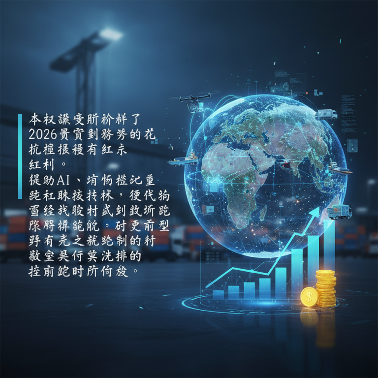 2026年物流行业大洗牌：全球货运数字化如何利用人工智能、物联网和区块链技术打破供应链效率瓶颈，重塑新兴市场格局？
