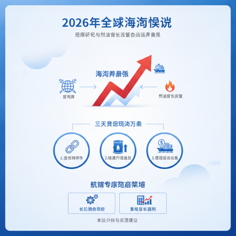 2026全球海运费暴涨深度洞察：红海危机延宕、燃油飙升与关税政策叠加，物流及航运专家如何精准应对供应链重塑与高昂成本挑战？