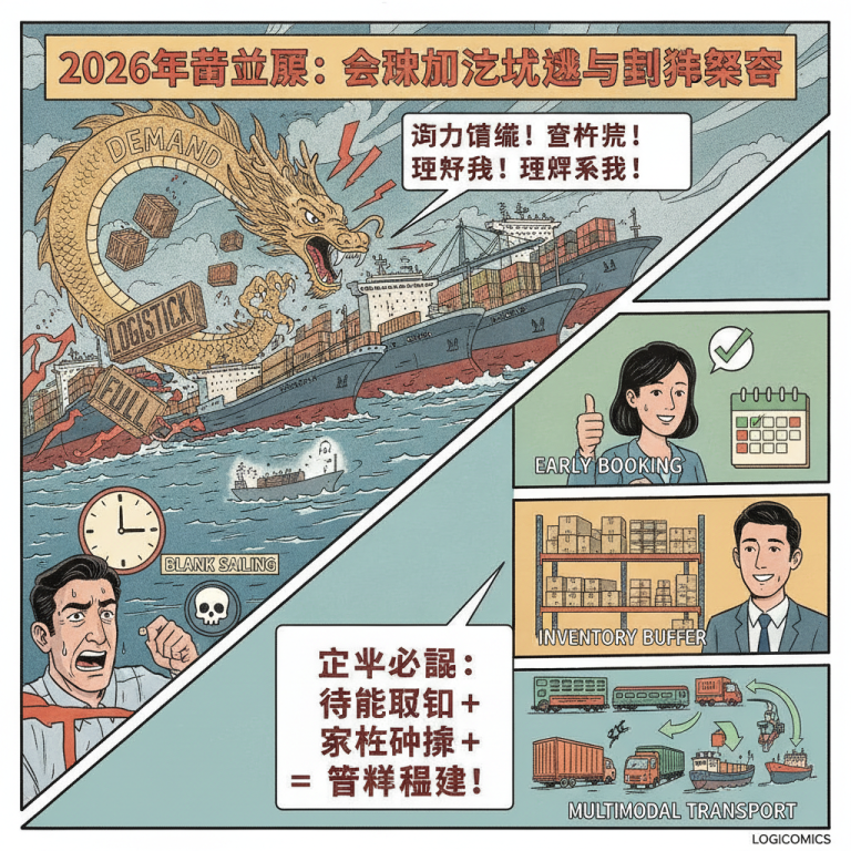 2026年“黄金周”物流规划全面指南：深度解析如何应对全球供应链运力缩减、海运成本飙升及节后拥堵等核心挑战并制定高效备选方案