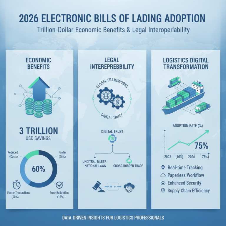 深度解析2026年全球电子提单普及(Electronic Bills of Lading Adoption)发展现状与无纸化未来