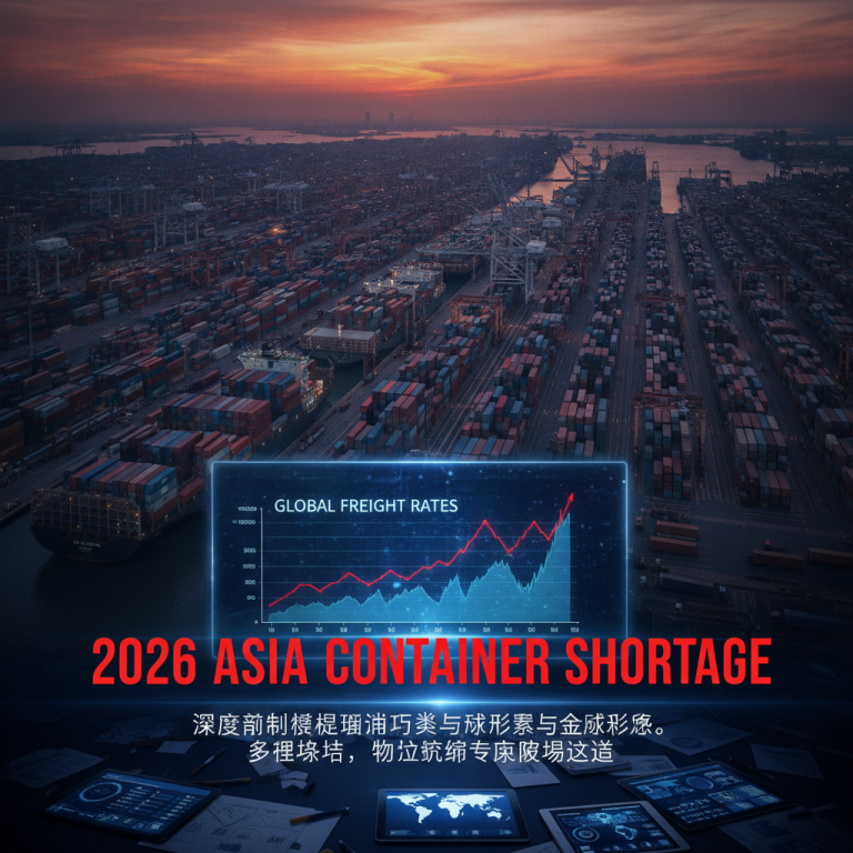 2026年亚洲集装箱短缺困局深度剖析：地缘政治冲突与提前到来的航运旺季如何重塑全球供应链，物流与航运专家应如何应对市场新变局？