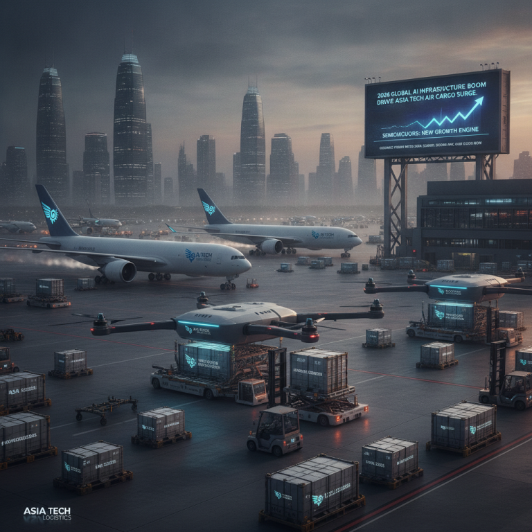 全球AI竞赛重塑供应链？2026亚洲科技航空货运激增(Asian Technology Air Cargo Surge)趋势解析与运力展望