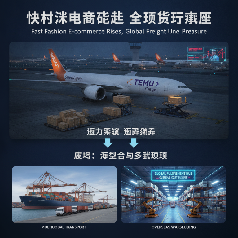 全球物流格局迎巨变：Shein与Temu等巨头崛起重塑供应链，快时尚航空货运运力争夺战持续升级，2026年行业将如何破局？