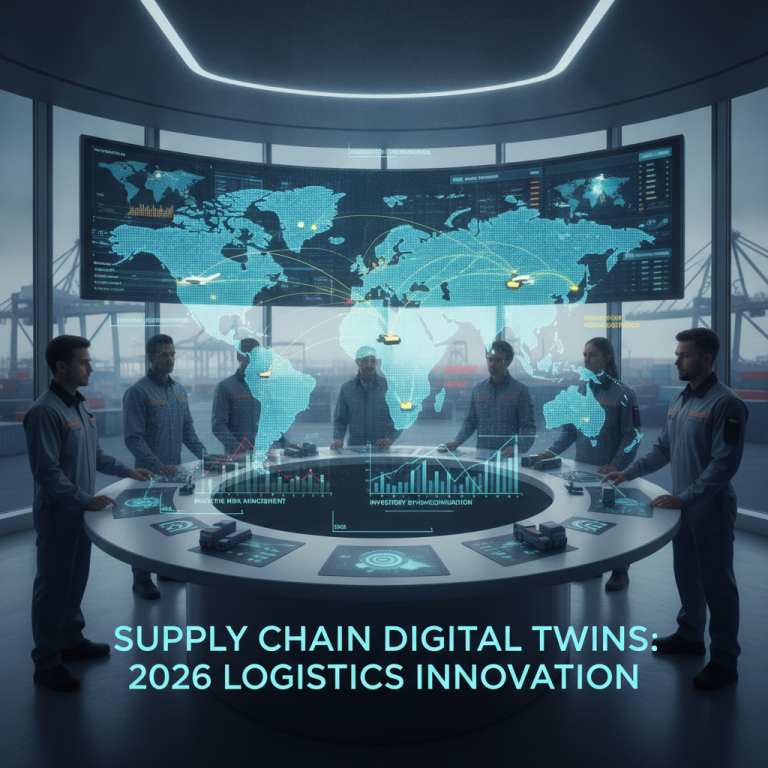 Supply chain digital twins如何重塑航运物流？2026年基于数据的预测性调度、动态库存优化与韧性破局解析