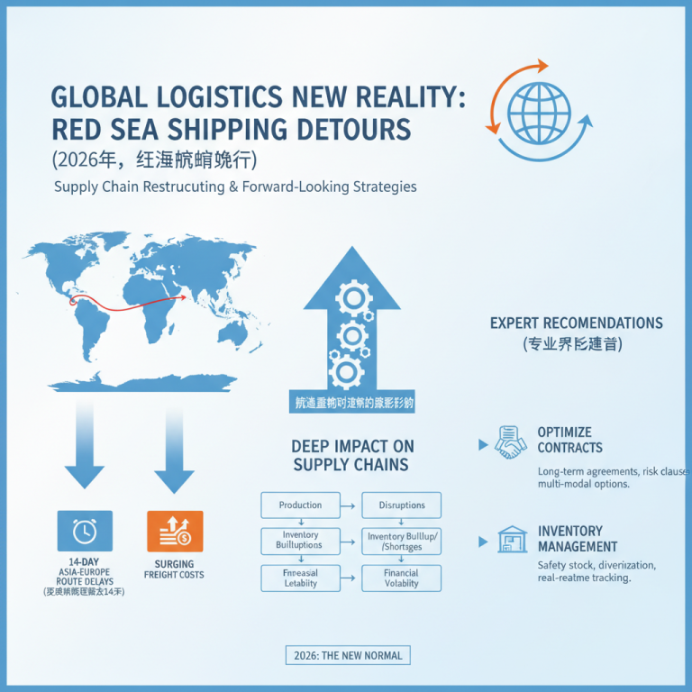2026年红海危机绕行（Red Sea Shipping Detours）已成定局：全球供应链延误与运费激增双重施压下，物流业该如何破局？