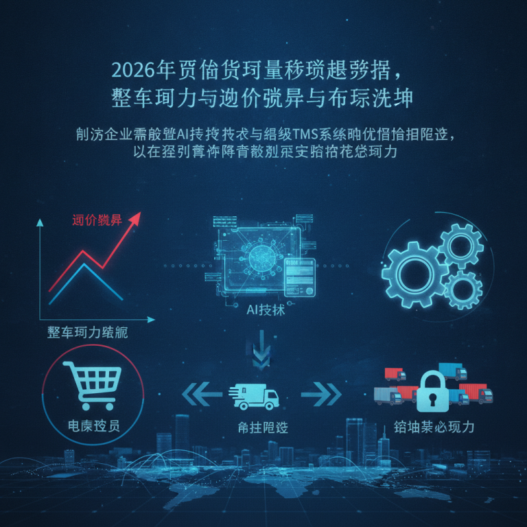 2026零担货运量转移(Less-Than-Truckload Volume Shifting)：运力紧缩下，物流企业如何破局？