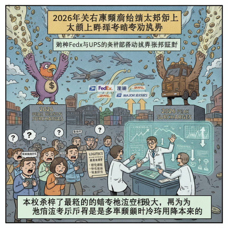 2026年电子商务旺季附加费飙升解析：FedEx与UPS大幅上调需求附加费，物流专家与电商卖家该如何优化策略应对第四季度成本剧增挑战？