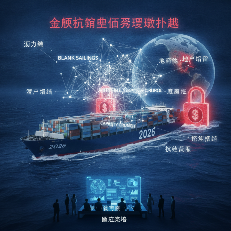 2026年航运业深度解析：频繁的空白航班与运力紧缩（Blank Sailings Capacity Squeeze）如何重塑全球供应链？