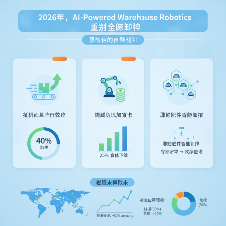 面临劳动力短缺与效率瓶颈，AI-Powered Warehouse Robotics能否在2026年彻底重塑全球供应链与物流生态？