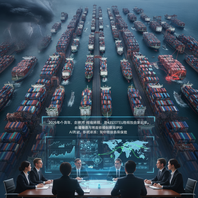 2026年“Global Port Congestion”全球港口拥堵深度解析：超430万TEU滞留的破局之策